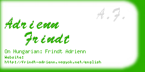 adrienn frindt business card